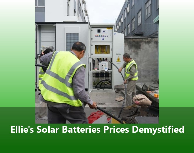 Ellie's Solar Batteries Prices Demystified