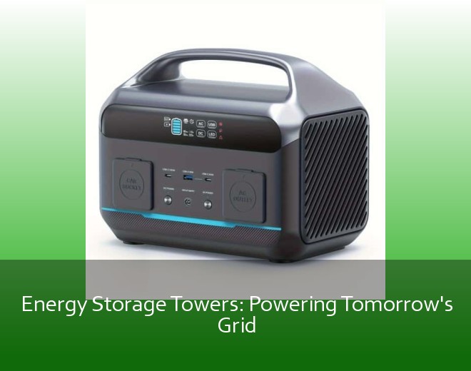 Energy Storage Towers: Powering Tomorrow's Grid