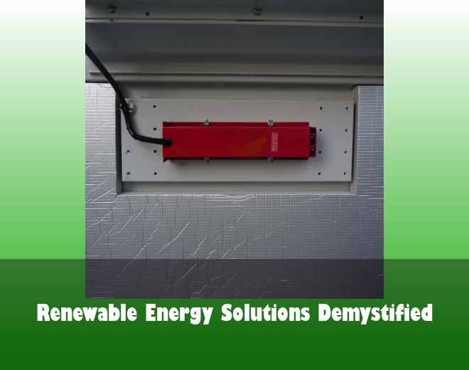 Renewable Energy Solutions Demystified