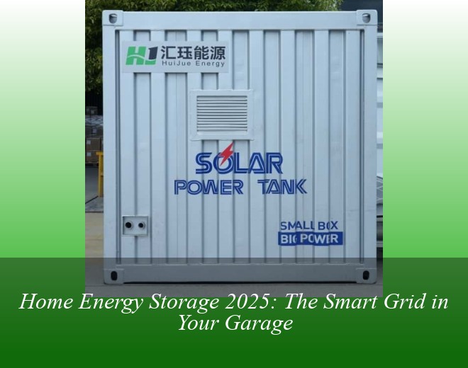 Home Energy Storage 2025: The Smart Grid in Your Garage