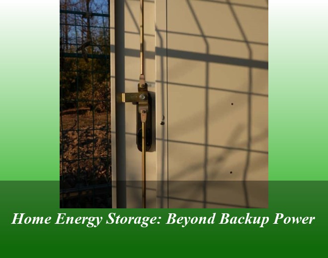 Home Energy Storage: Beyond Backup Power