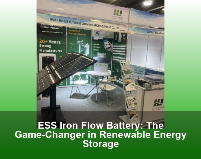 ESS Iron Flow Battery: The Game-Changer in Renewable Energy Storage