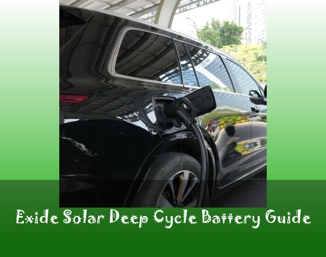 Exide Solar Deep Cycle Battery Guide