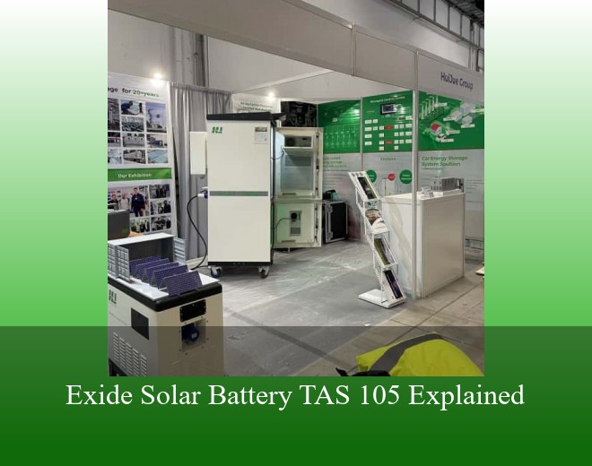 Exide Solar Battery TAS 105 Explained