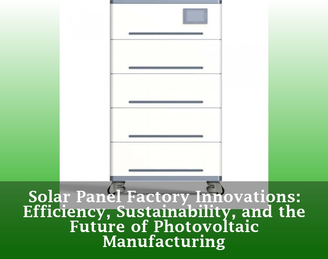 Solar Panel Factory Innovations: Efficiency, Sustainability, and the Future of Photovoltaic Manufacturing