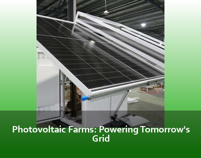 Photovoltaic Farms: Powering Tomorrow's Grid