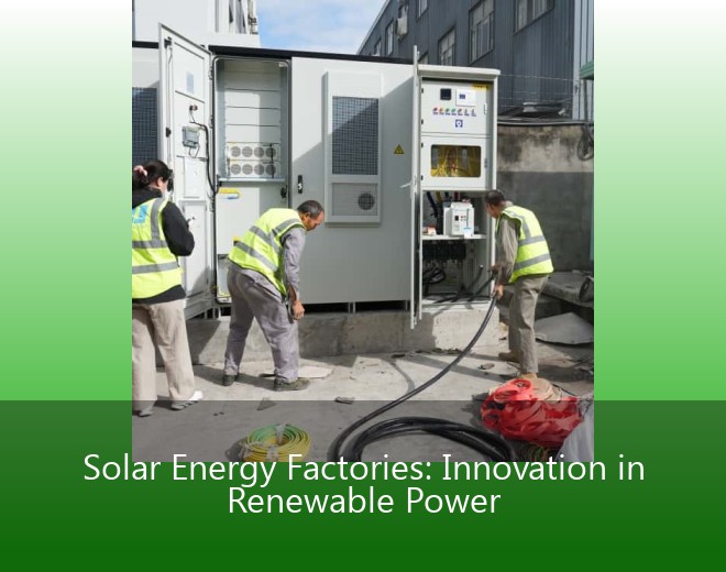Solar Energy Factories: Innovation in Renewable Power