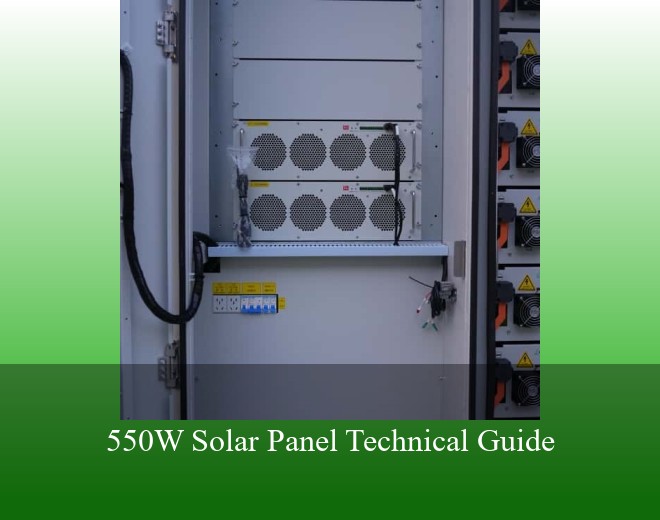 550W Solar Panel Technical Guide