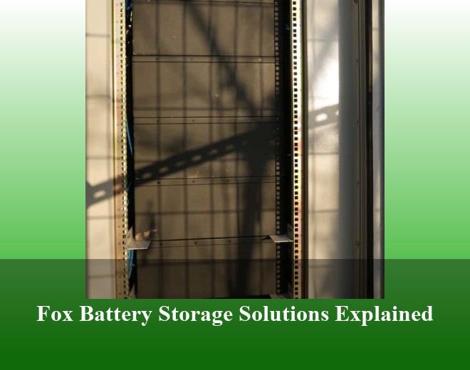 Fox Battery Storage Solutions Explained