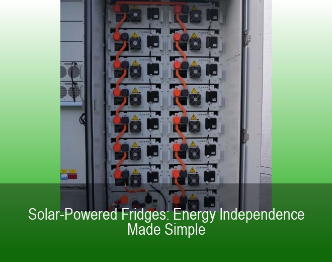 Solar-Powered Fridges: Energy Independence Made Simple