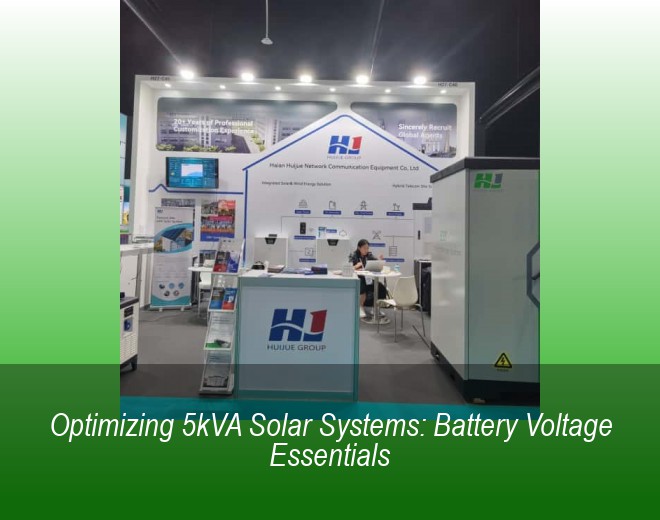 Optimizing 5kVA Solar Systems: Battery Voltage Essentials