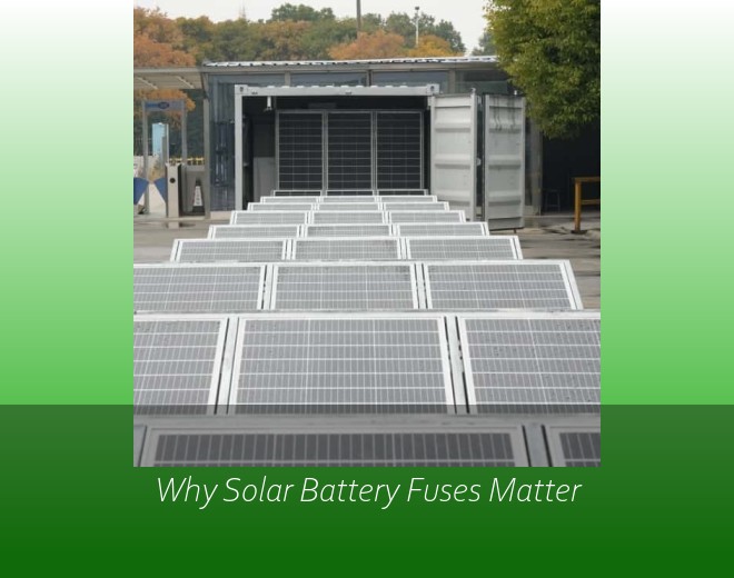 Why Solar Battery Fuses Matter