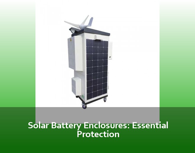 Solar Battery Enclosures: Essential Protection
