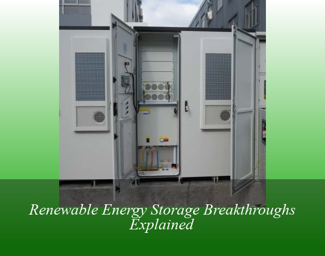 Renewable Energy Storage Breakthroughs Explained