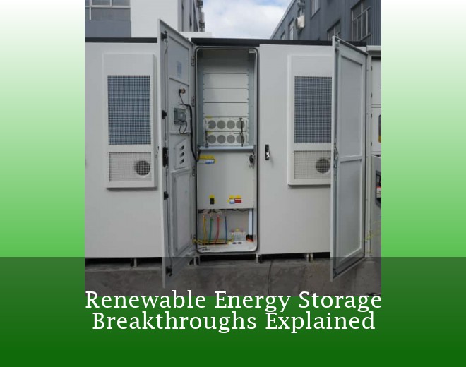 Renewable Energy Storage Breakthroughs Explained
