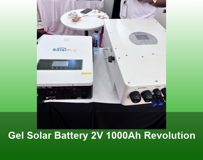 Gel Solar Battery 2V 1000Ah Revolution