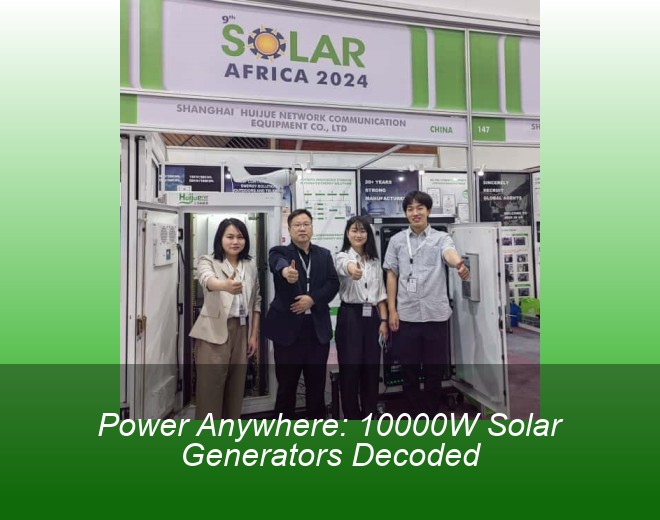 Power Anywhere: 10000W Solar Generators Decoded