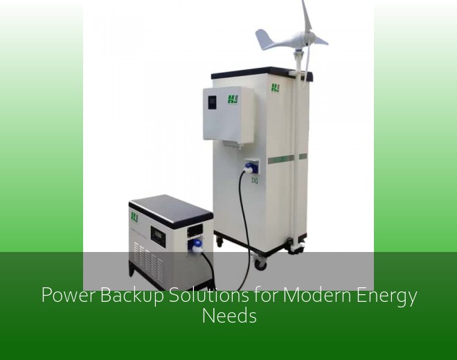 Power Backup Solutions for Modern Energy Needs