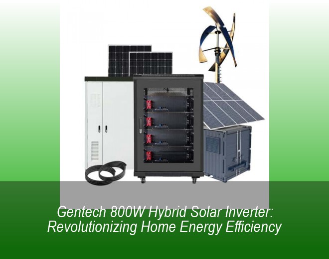 Gentech 800W Hybrid Solar Inverter: Revolutionizing Home Energy Efficiency