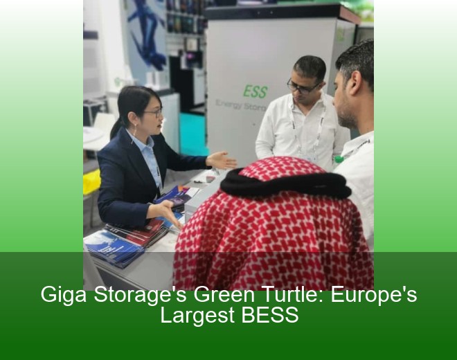 Giga Storage's Green Turtle: Europe's Largest BESS
