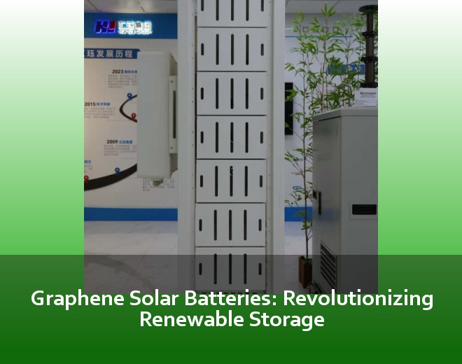 Graphene Solar Batteries: Revolutionizing Renewable Storage