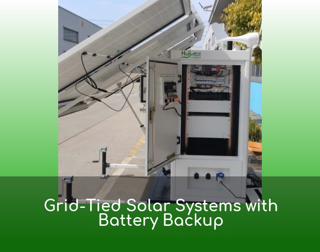 Grid-Tied Solar Systems with Battery Backup