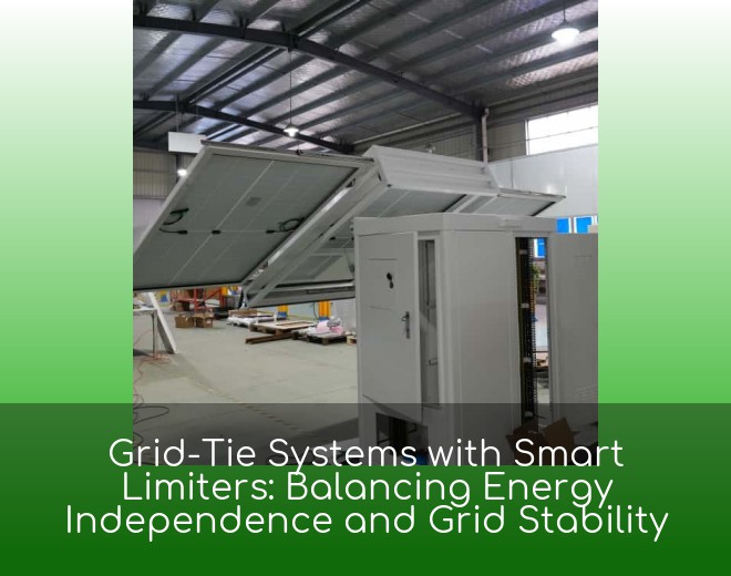 Grid-Tie Systems with Smart Limiters: Balancing Energy Independence and Grid Stability