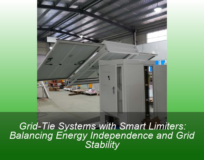 Grid-Tie Systems with Smart Limiters: Balancing Energy Independence and Grid Stability