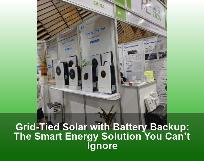 Grid-Tied Solar with Battery Backup: The Smart Energy Solution You Can’t Ignore