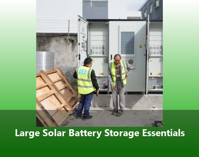 Large Solar Battery Storage Essentials
