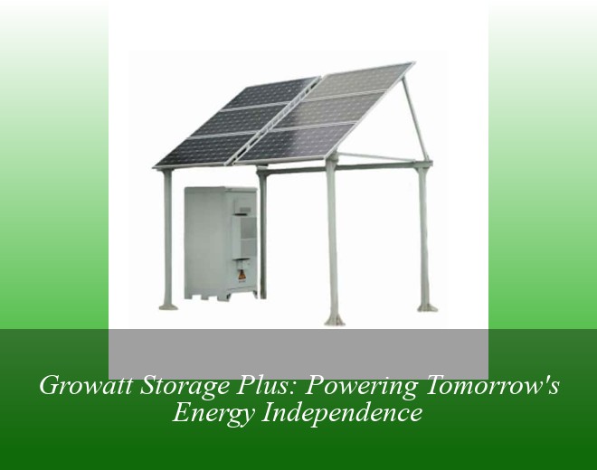 Growatt Storage Plus: Powering Tomorrow's Energy Independence