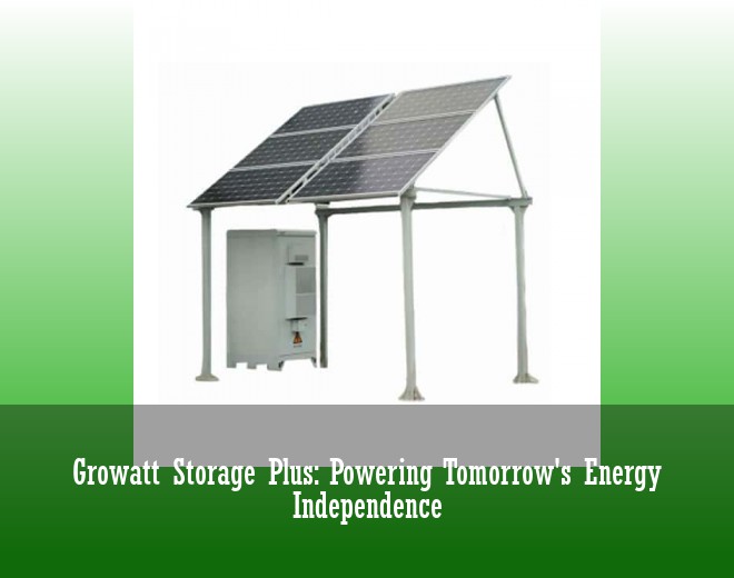Growatt Storage Plus: Powering Tomorrow's Energy Independence
