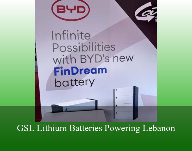 GSL Lithium Batteries Powering Lebanon