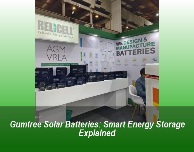 Gumtree Solar Batteries: Smart Energy Storage Explained