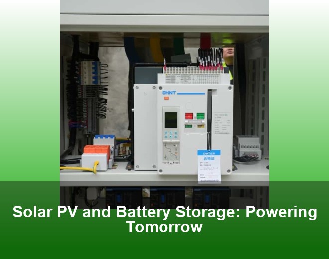Solar PV and Battery Storage: Powering Tomorrow