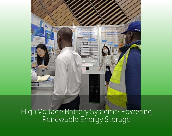 High Voltage Battery Systems: Powering Renewable Energy Storage