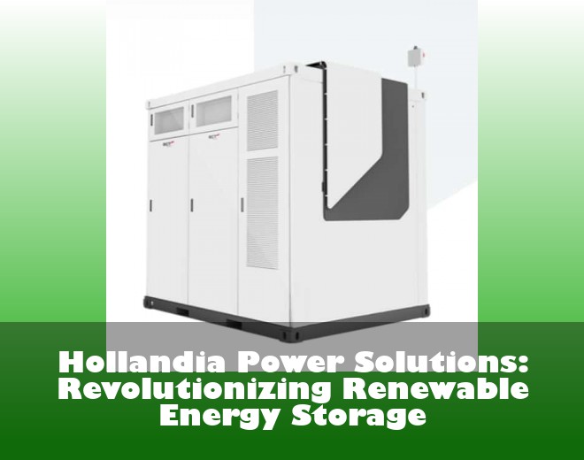 Hollandia Power Solutions: Revolutionizing Renewable Energy Storage