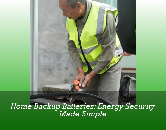 Home Backup Batteries: Energy Security Made Simple
