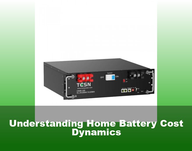 Understanding Home Battery Cost Dynamics
