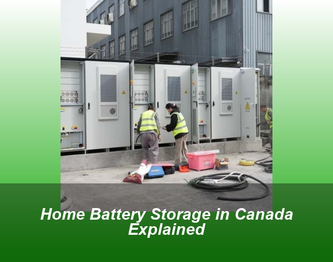 Home Battery Storage in Canada Explained