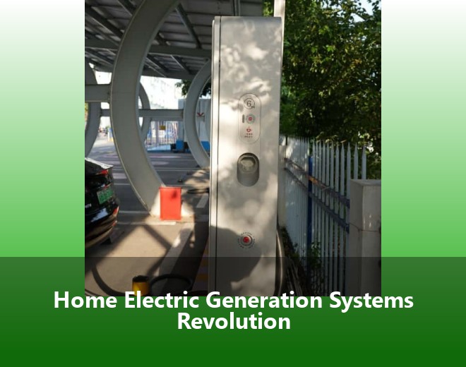 Home Electric Generation Systems Revolution