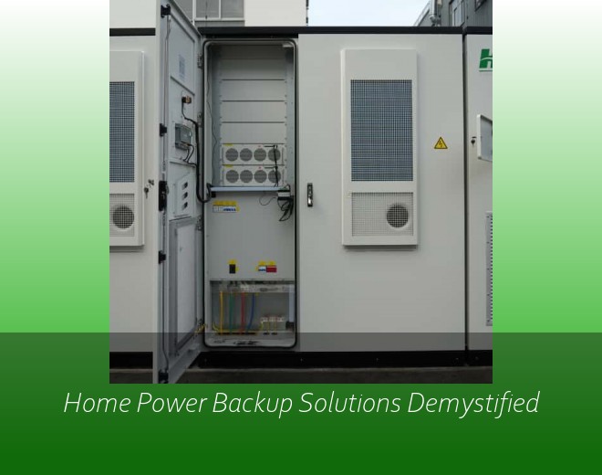 Home Power Backup Solutions Demystified
