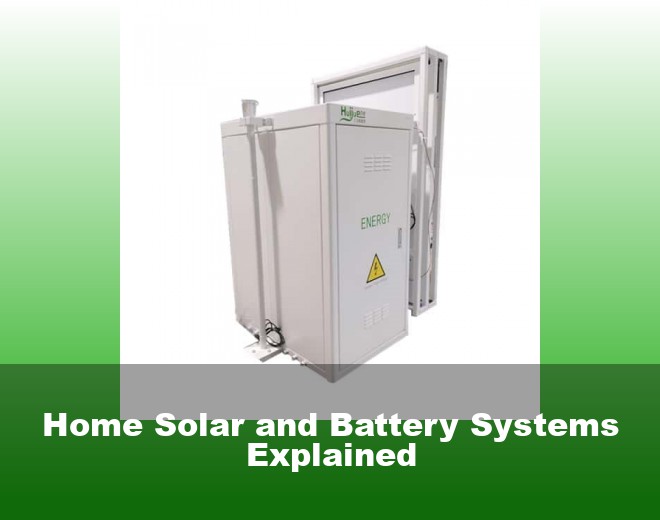 Home Solar and Battery Systems Explained