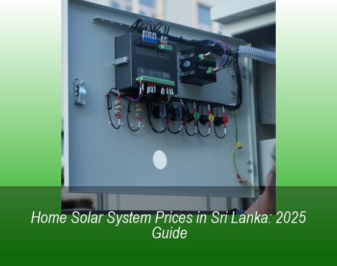 Home Solar System Prices in Sri Lanka: 2025 Guide
