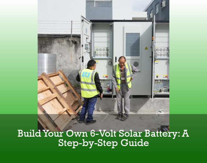 Build Your Own 6-Volt Solar Battery: A Step-by-Step Guide