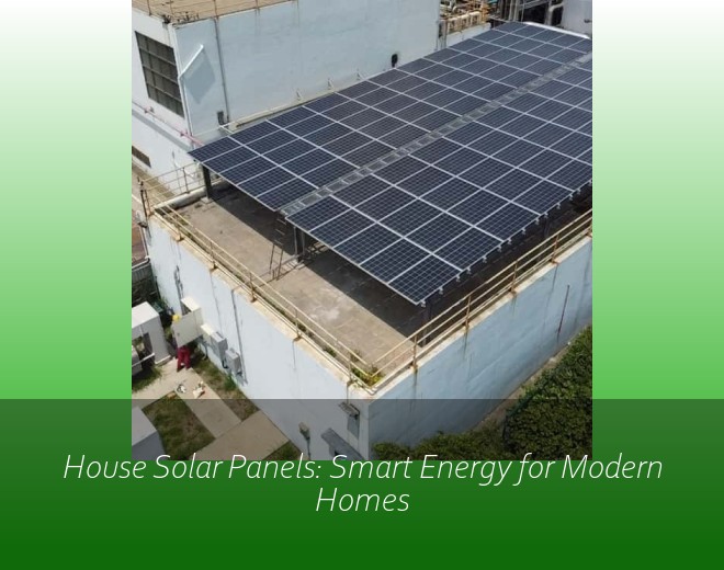 House Solar Panels: Smart Energy for Modern Homes