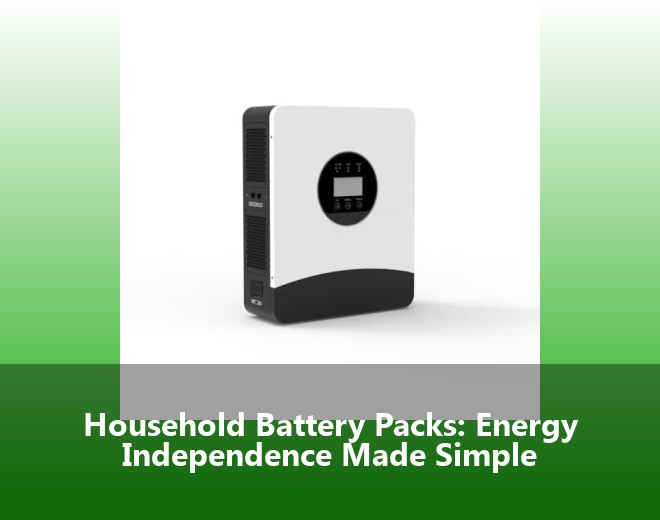 Household Battery Packs: Energy Independence Made Simple