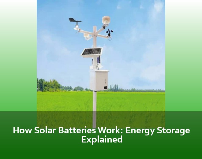 How Solar Batteries Work: Energy Storage Explained