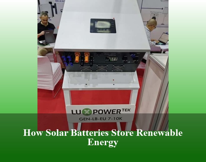 How Solar Batteries Store Renewable Energy