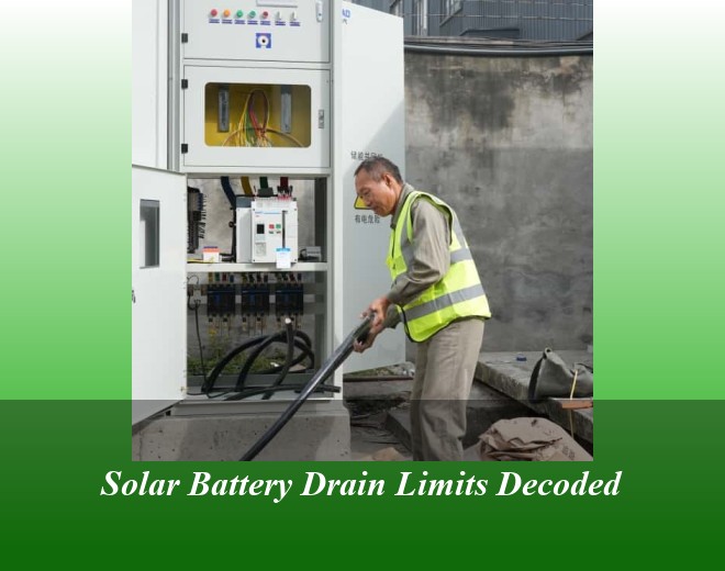 Solar Battery Drain Limits Decoded